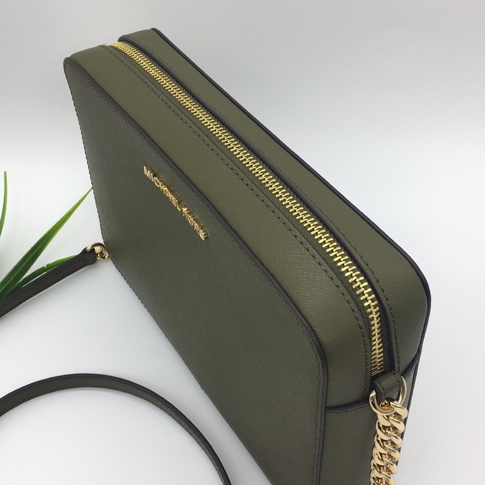 MICHAEL KORS LG EW CROSSBODY Bag Olive 35T8GTTC9L - Picture 8 of 11